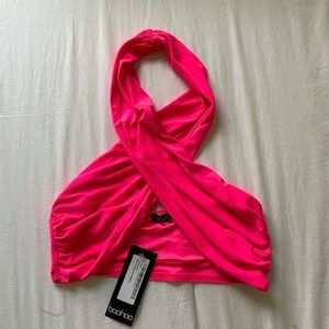 Boohoo halter neck top